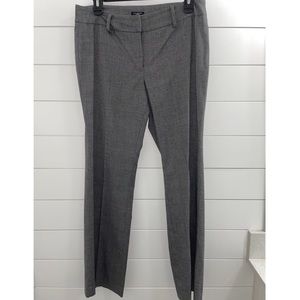 Ann Taylor Petite Trouser Pant In Seasonless Stretch - Gray Pinstripe - Size 6P